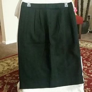 Black pencil skirt